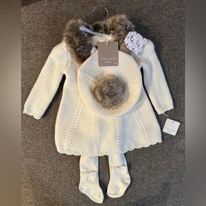 Tahari Baby Girl 3 Piece Outfit Size 3-6 Months BNWT